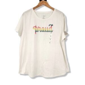 NEW Sonoma Pride Proud Rainbow T-Shirt Size‎ 1X